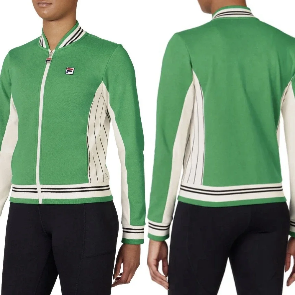 Fila‎ Unisex Performance Iconic Settanta Tennis Track Jacket Athletic Coach S